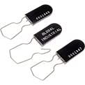 Image of Global Industrial Padlock Seal with Wire Hasp, Black, 1000 /Pack
