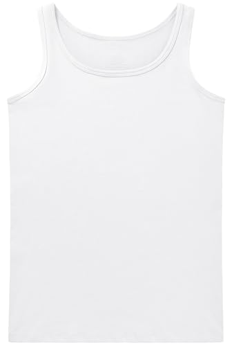 Image of QBK 2T-13Years Girls Tank Tops Cotton Dance Basic Sleeveless Undershirts