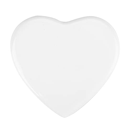 Custom Memorial Photo Ceramic Tile Personalized Headstone Picture Waterproof Porcelain Monument Portrait Colorful Printing for Cemetery Gravestone Wedding Anniversary Home Decor 4”-Heart Shape