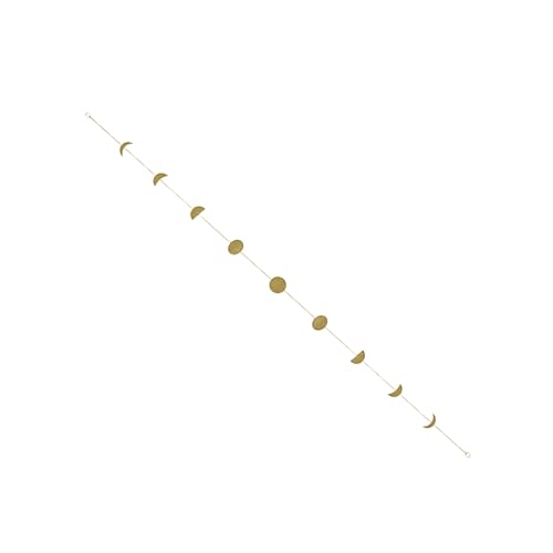 Ciieeo Decoración de Pared decoración de Fase Lunar de la Guirnalda Ornamento Mural Adorno Colgante nacarado Decoraciones Brillo de Labios Colgar en la Pared Decorar