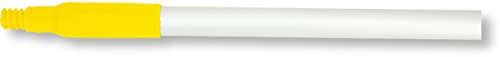 Image of SPARTA 40246EC04 Aluminum Broom Handle, Mop Handle, Replacement Handle with Acme Threaded Tip for Commercial Cleaning, 30 Inches, Yellow, (Pack of 12)