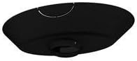 Single Joist Ceiling Adapter with Decorative Cover - Black