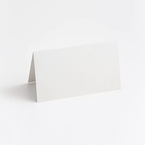 Punkcards - Name Place Cards - Tent Cards - Plain White Table Cards - Table Setting - Placement Cards - Wedding Name Cards - 85mm x 55mm When Folded (30 Cards)