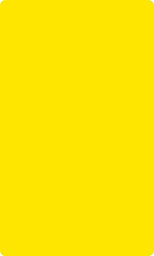 Étiquettes vierges jaunes 7,6 x 12,7 cm pour marquage colis et rangement