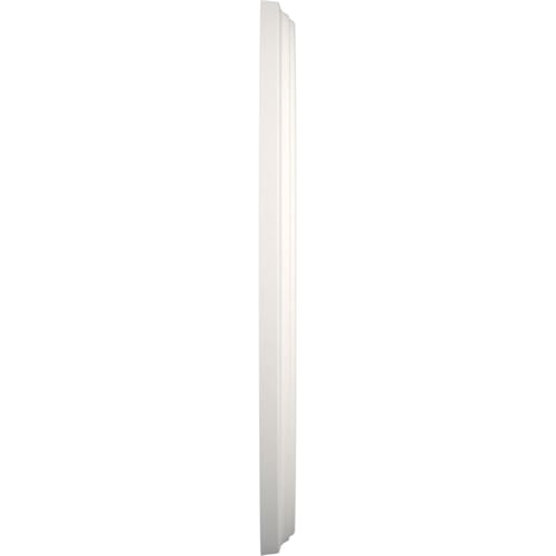 Image of Ekena Millwork CMP10BEGBW Berkshire Thermoformed PVC Ceiling Medallion (Fits Canopies up to 4 1 /2 inch), 10 inchOD x 3 1 /2 inchID x 3 /4 inchP, UltraCover Satin Blossom White