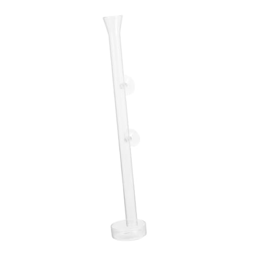 GANAZONO Aquarium Feeder Tube for Shrimp Durable Acrylic Material Fish Tank Accessory Easy to Install