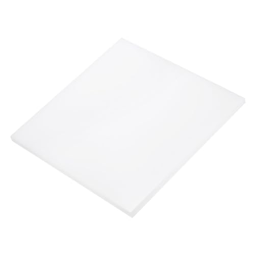 Image of DMiotech 12 x 12 x 3 /8 Inch Plastic UHMW Sheets, Ultra High Molecular Weight Polyethylene, Opaque White Polyethylene Board for Automotive, Chemical, Manufacturing, DIY Home Kitchen