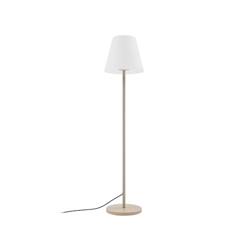 Lucande Lámpara de pie para terraza, 150 cm, lámpara de pie, lámpara de terraza, IP65, lámpara exterior con corriente, 1 x E27 sin bombilla, lámpara de jardín para exteriores