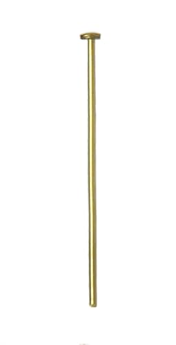 Image of B&P Lamp 1 1 /4 Inch Brass Finish Prism Pins, Per Ounce = 140 Pcs.