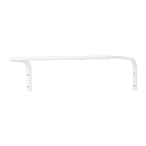 MULIG ムーリッグ ハンガーレール - ホワイト 60-90 cm 101.794.36