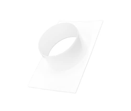 H&C Vent Connector Flange │ Air Ventilation Pipe Connectors for Ducting Flex Aluminium Tube PVC Duct Flexible Hose │ Wall Plate Backdraft Shutter Gravity Valve │ Tumble Dryer Extractor fan Conditioner