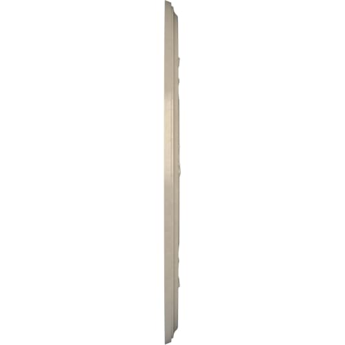 Image of Ekena Millwork CMP13BAEPE Baltimore Thermoformed PVC Ceiling Medallion (Fits Canopies up to 5 1 /4 inch), 13 inchOD x 3 1 /2 inchID x 3 /4 inchP, Universal Metallic Pearl Mist