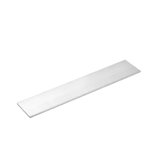 Image of uxcell Square Aluminum Flat Bar, 3 /16 inch Thick 2.2 inch Width 12 inch Length Square Aluminum Bar 6061 Aluminum Flat Plate, 4 x 55 x 305mm T6511 Solid New Mill Stock for Industrial Building