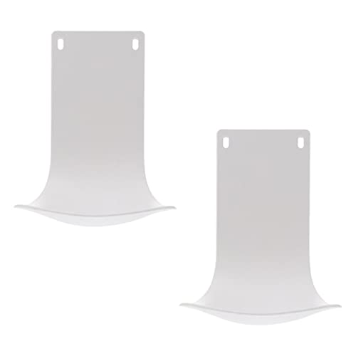 Cabilock 2Pcs Soap Dispenser Drip Tray, Universal Wall Mounted Drip Catcher for Automatic Hand Sanitiser Gel Machines, ABS Plastic Spill Guard for Office Floor (White)