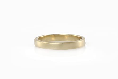 Timeless 14k Gold Custom Ring - Handmade Wedding, Anniversary & Stacking Bands - Classic Polished Engravable Jewelry for Him and Her4