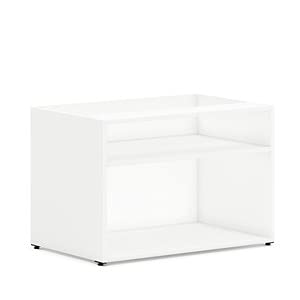 30 in. Open Storage Credenza, Simply White