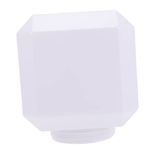 Holibanna 1pc Street Lamp Shade Durable Acrylic Outdoor Post Light Cover with Screw Thread Connector for Easy Installation Elegant Design for Garden Use