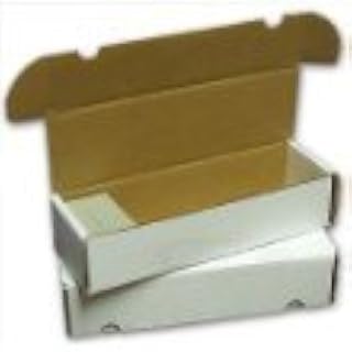 BCW 660 Count (Bundle of 50) Corrugated Cardboard Storage Box - Baseball, Football, Basketball, Hockey, Nascar, Sportscards, Gaming & Trading Cards Collecting Supplies
