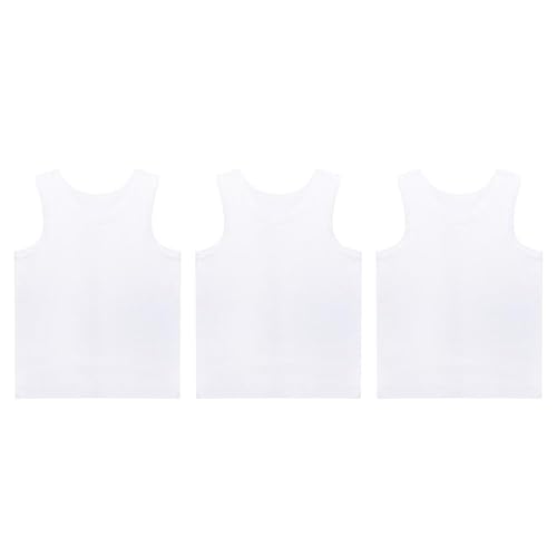 Débardeurs légers enfants lot de 3 maillots respirants pour jouer et dormir confortablement