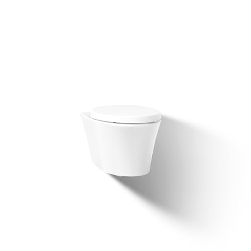 Kohler K-31539-0 Veil Wall-Hung Dula Flush Toilet, White