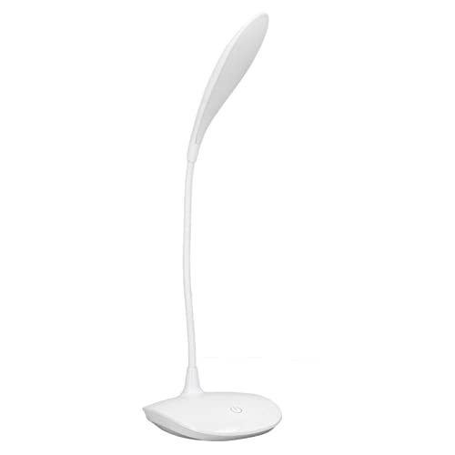 Jonlaki Lámpara de Escritorio LED con Cuello de Cisne con Control Táctil, Carga USB, 3 Modos de Brillo para Uso Doméstico y de Estudio - imagen 7
