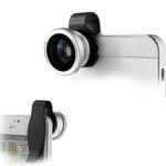 TRJAQB Fish Eye Lens Quick Change Camera Lens with Clip for iPhone 4S/iPhone 5/iPad