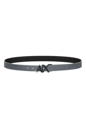 Image of Armani Exchange Men's Gold Buckle Reversible Hinge Belt
