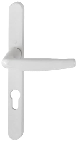 HOPPE AG BCA22012 - Juego de portaventanas (placa estrecha) Atlanta 1530/300LMSGL HOPPE, color blanco crema 9001 Entr.70 C.7-ep.68/77-3305150