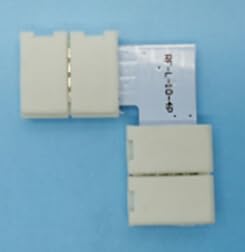 Wiring Connecting Terminals - 50pcs/lot 10mm Width 3pin led Strip Middle connectors L Shape Without Soldering