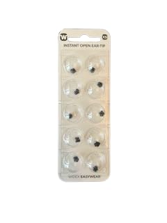 Instant Open Ear Tip – Extra Small | Comfortable & Discreet Hearing Aid Tips | Compatible with Widex Hearing Aids | Soft, Ventilated Design for Natural Sound