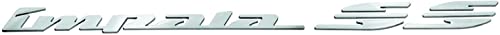 Image of 2X Impala Ss Rear Quarter Panel Emblems Car Letter Badge 3D Sticker Decal Replacement for 1994 1995 1996 Impala (Chrome)