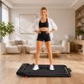 3 in 1 Walking Pad with Incline & Vibration Plate Under Desk Treadmill 300lbs