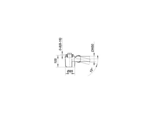 Dallmer Ablaufgehaeuse TELOS DN 50 150011
