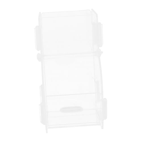 ifundom Automatic Hamster Feeder Transparent Acrylic Pet Food Dispenser for Dwarf Hamsters Cute Durable Design for Easy Monitoring of Food Levels Feeding for Small Animals