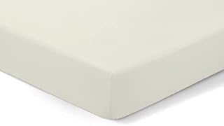 Amigozone Extra Deep 16"(40cm) Non Iron Percale Pollycotton Fitted Sheets (Double, Black)