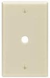 Leviton 1 Gang Plate with .406 Hole Ivory (10/PK)