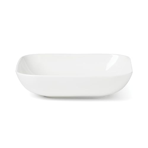 Image of Lenox Dinnerware Set, Studio 1414 Square 12-Piece Set, Service For 4, Bone China Material, Dishwasher & Microwave Safe, Home And Kitchen, Kitchen And Dining, Plates And Bowls Sets (White, 12 Pieces)