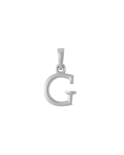 Pendentif alphabet argent 925 massif Mtrolls éclat sterling durable