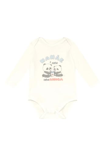 Body bebê unissex em cotton Brandili Baby