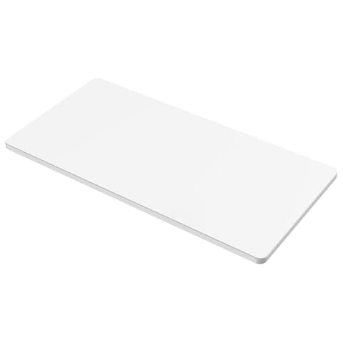SANODESK Universal Tabletop 55"x28"x1" Thickness One-Piece Table Top Rectangular Particle Board for Standing Desk and Home Office Desk Countertop DIY,White Desk Top Cover
