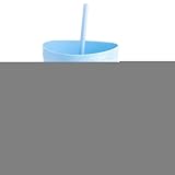 Generisch Combinación de aperitivos y vasos - Vaso 2 en 1 con asa y pajita,Taza portátil para viajes, picnic, cine, hogar, coche, restaurante, estadio