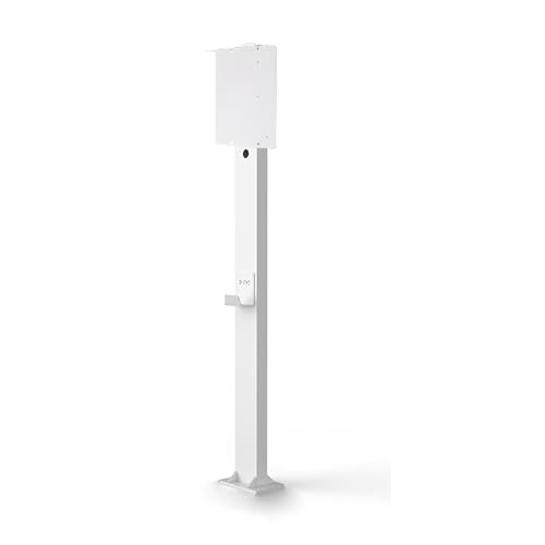 Colonne de recharge pour véhicules électriques avec support fixe de garage arrière