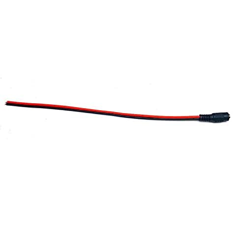 Image of SP 12V DC 5.5x2.1mm Female DC Power Socket Jack Connector Cable Plug Wire for CCTV LED, Light etc. Female DC Power Socket Jack Connector Cable Socket Wire (Pack of 10)