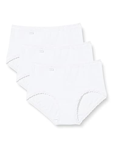 Preisvergleich Produktbild sloggi Damen 24 / 7 Cotton Midi C3P Slip, White, 40