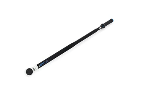 GEDORE Torcoflex Torque Wrench, 3/4 Inch, 110-550 Nm, Mushroom Head Reversible Square with Ball Lock, Steel Tube, Black/Blue