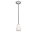 Sherry - Integrated (SSL) LED Rod Pendant - Brushed Steel Finish - Opal Glass Shade