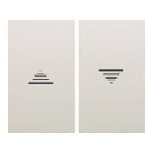 Bjc - 18765 tecla doble int/puls persiana iris blanco Ref. 6531010038