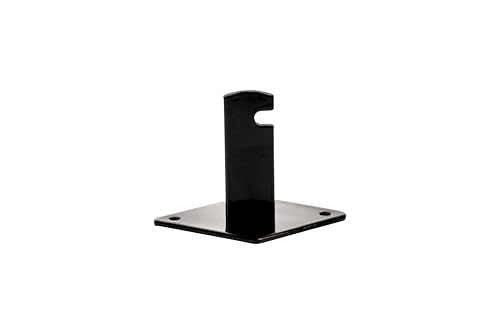 Dazzling Displays 12-Pack of Black Gridwall Panel Mount Brackets - Essential for Gridwall Panel, Slatgrid Panel or Trellis Mounting Brackets - Thumbnail 3