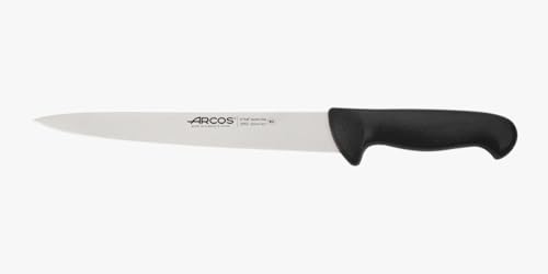 Imagen de Arcos Serie 2900 Cuchillo Trinchante Hoja de Acero Inoxidable NITRUM de 190 mm Mango inyectado en Polipropileno Color negro