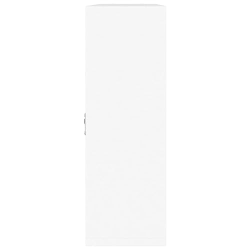 Étagère murale 8 compartiments bois meuble flottant rangement livres